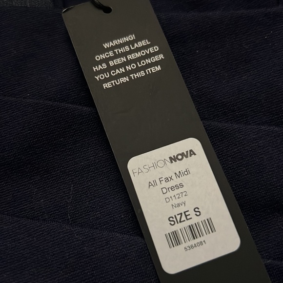 Fashion Nova, All Fax midi dress, S - Picture 5 of 5